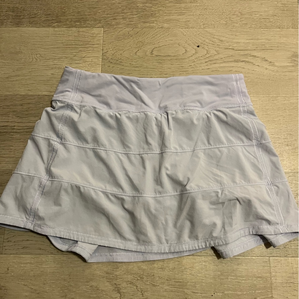 Lululemon Pace Rival Mid Rise Skirt size 6 in blue linen! - Picture 2 of 2